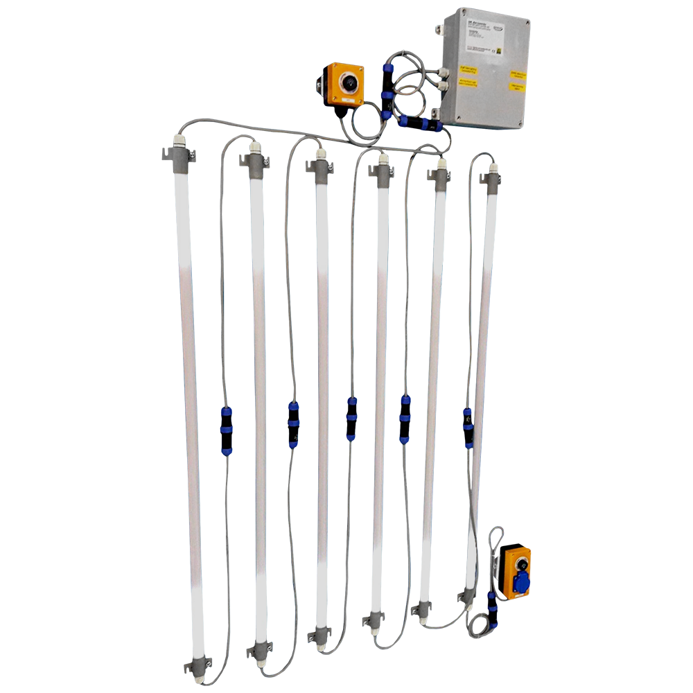 Light Saber LED Shaft Lighting Kit With Built In 3 Hour Emergency LSOH RCD Protected